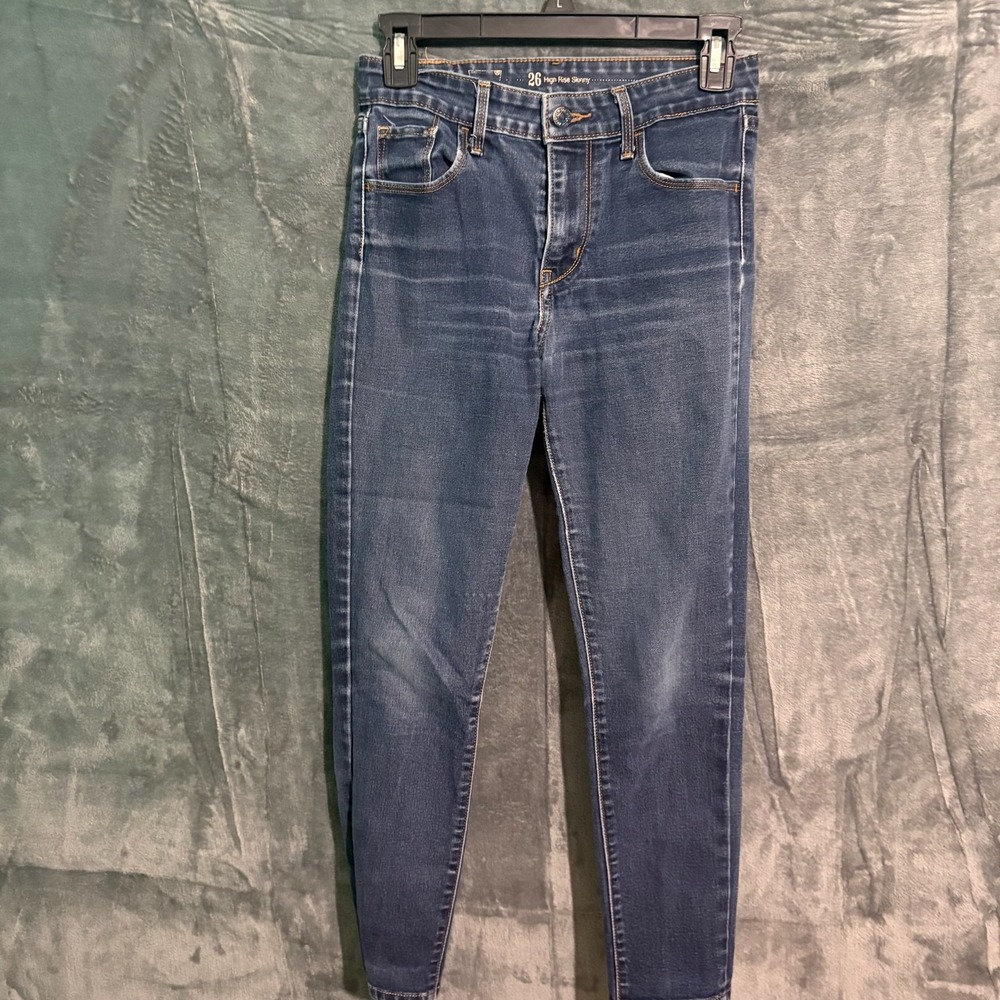 Levis Jeans Womens 26 High Rise Skinny Blue Denim pants